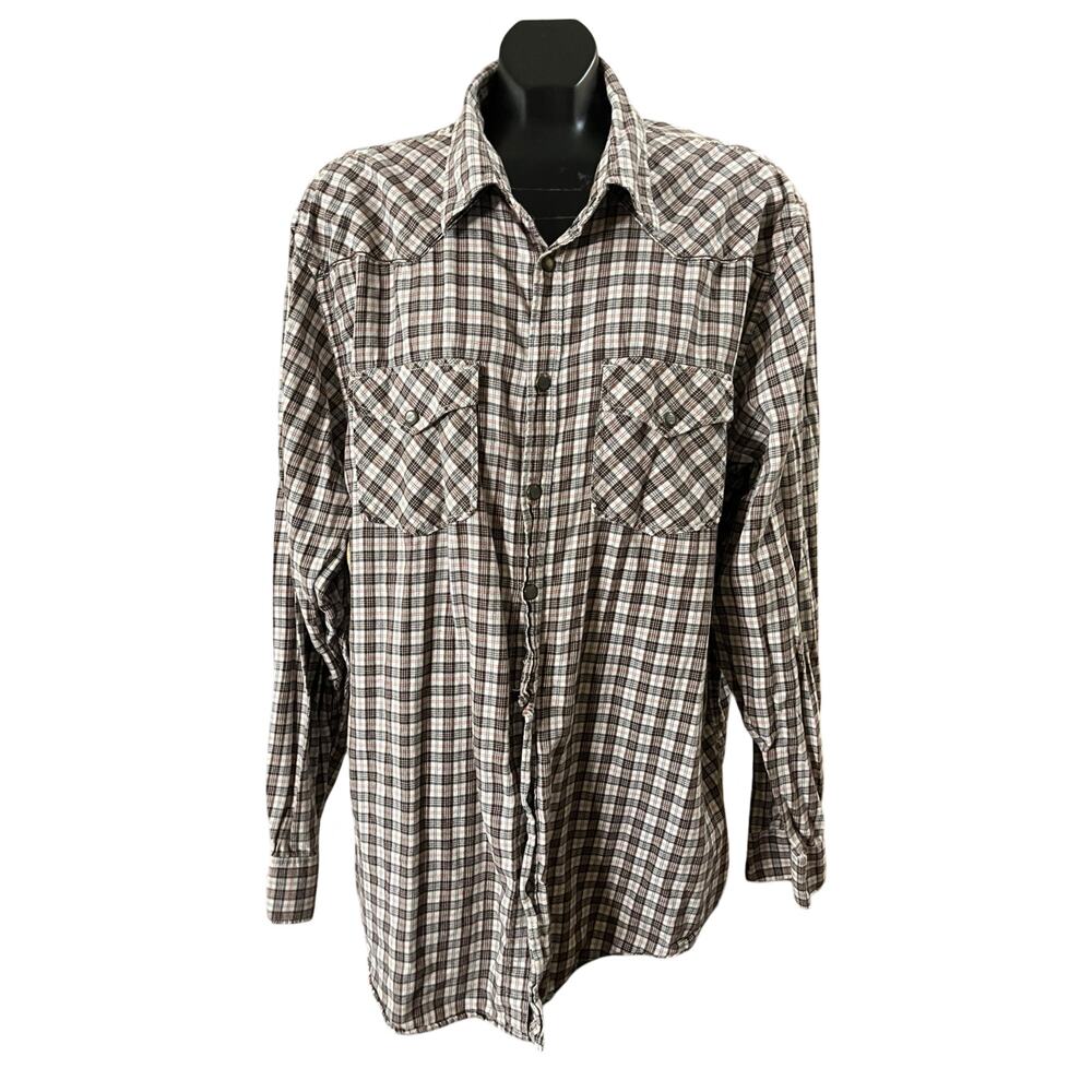 Old Navy Men's Plaid Button-Down Shirt - Size XXL